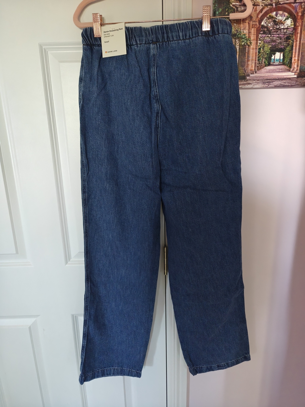 Drawstring Denim Pant - Picture 2 of 12